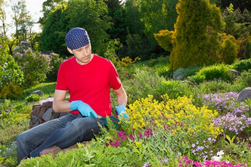 Modern paving materials suitable for patio installation in Staines